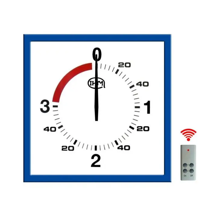 Pendule de boxe anglaise 3 mn + 1 mn - Télécommande sans fil