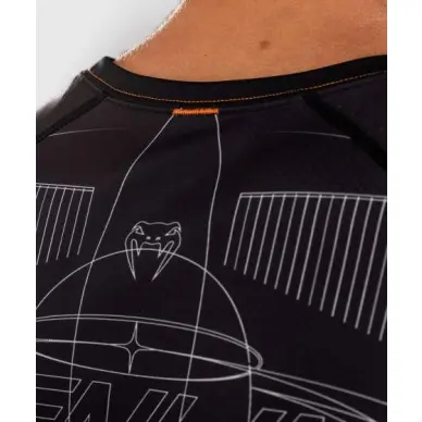 Rashguard Venum Eclipse manches courtes Noir/Ivoire - 6