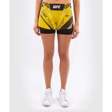 Short Femme de MMA VENUM UFC Authentic Fight Night coupe courte JAUNE - 2