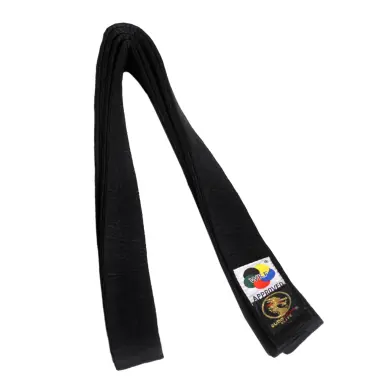 Ceinture de Karaté Elite Noire WKF