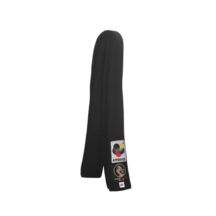 Ceinture de Karaté Elite Noire WKF