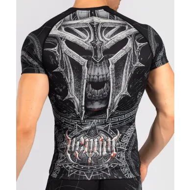 Rashguard à Manches Courtes Venum Gladiator 5.0 - Noir/Argent - 4