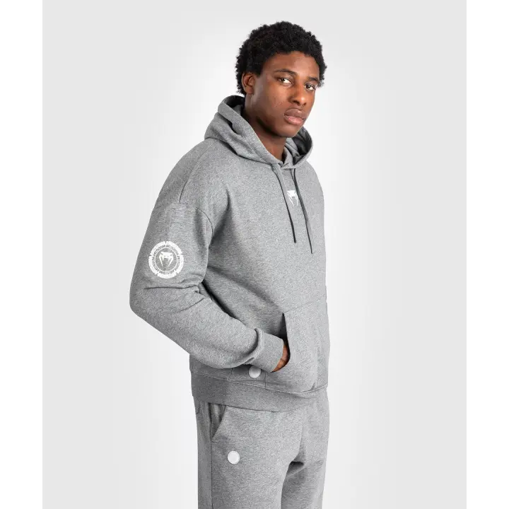 Sweatshirt Venum à capuche Vortex XL Lite - Gris Clair Chiné