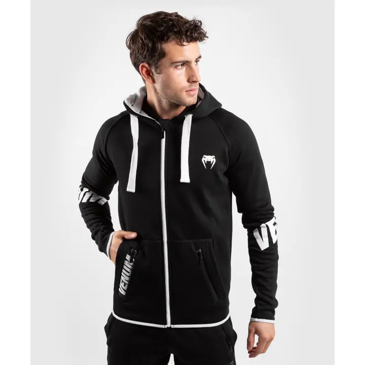 Sweatshirt Venum Contender 3.0 zippé Noir / Blanc