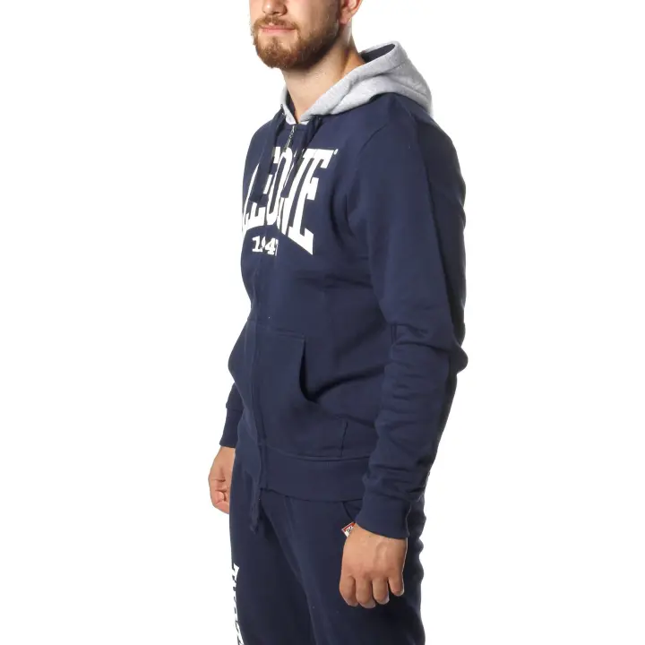 Sweatshirt Leone à Zip Navy