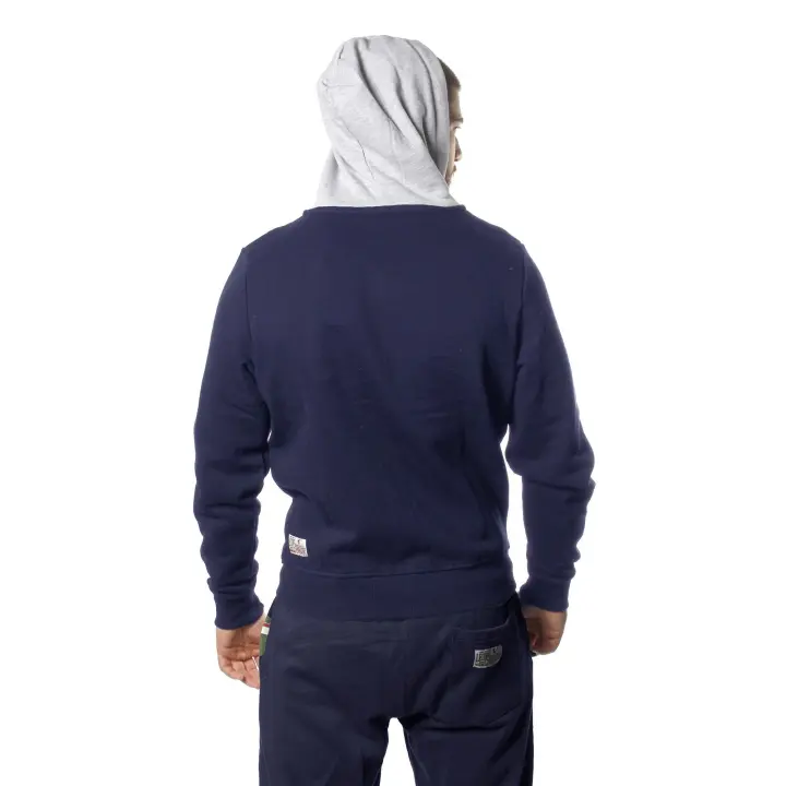 Sweatshirt Leone à Zip Navy