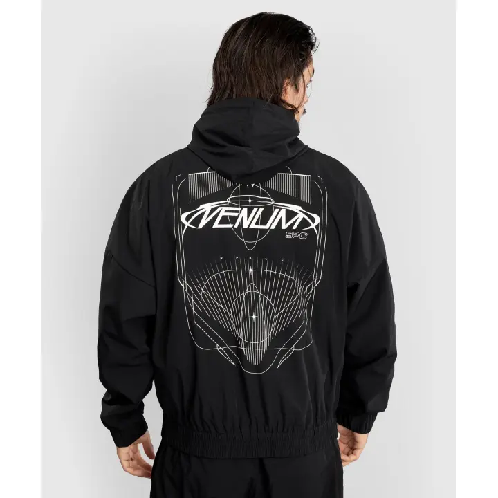 Veste de survêtement zippée Venum Eclipse Noir/Ivoire