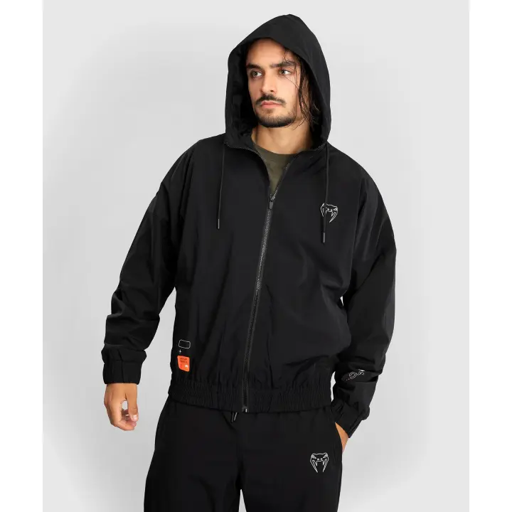 Veste de survêtement zippée Venum Eclipse Noir/Ivoire