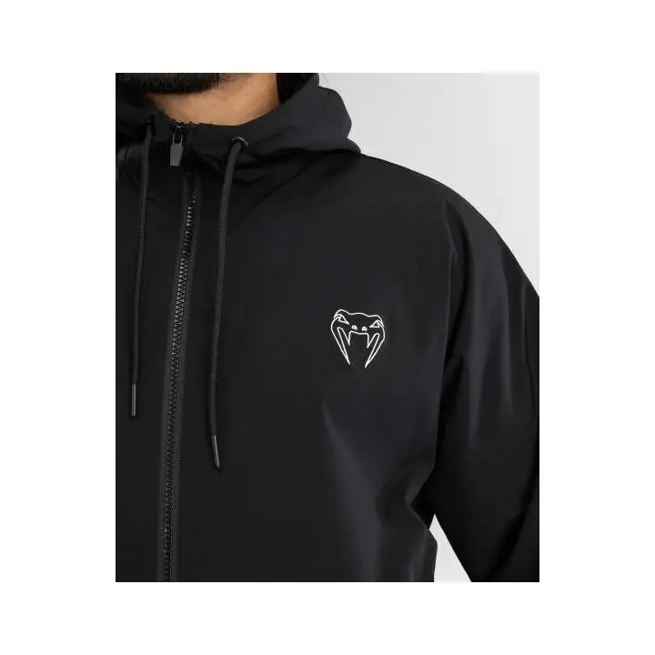 Veste de survêtement zippée Venum Eclipse Noir/Ivoire