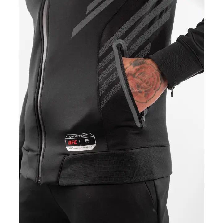 Sweatshirt à capuche UFC Authentic Fight Night - Noir