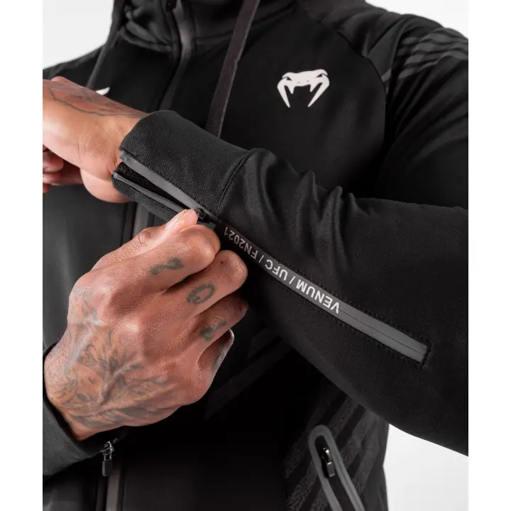 Sweatshirt à capuche UFC Authentic Fight Night - Noir