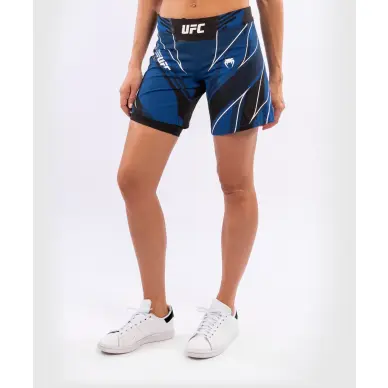 Short Femme de MMA VENUM UFC Authentic Fight Night  Coupe longue BLEU - 2