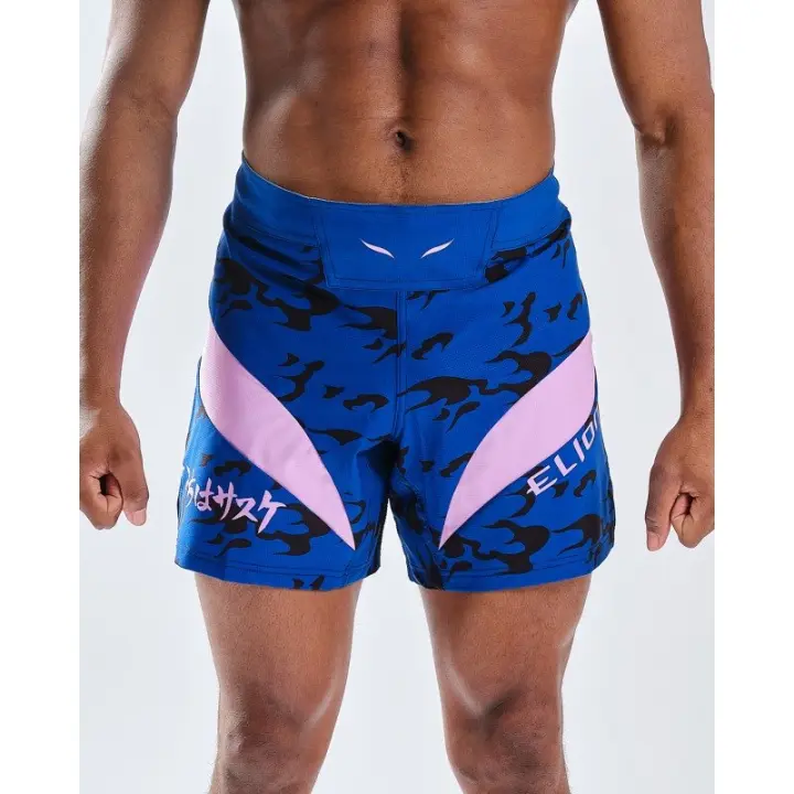 Short de MMA Seyant Naruto x Elion Sasuke Bleu/Violet