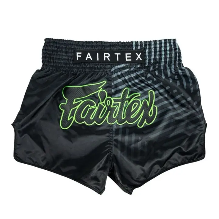 Short de Boxe Thaï Fairtex Noir/Gris 1924