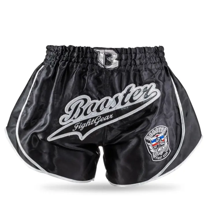 Short de Boxe Thaï Booster Slugger 3 noir