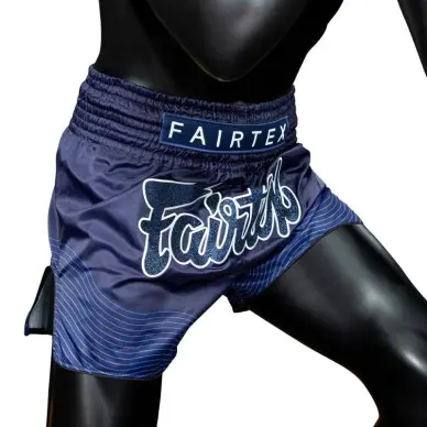 Short de Boxe Thaï Fairtex BS1930 Bleu Ocean - 2
