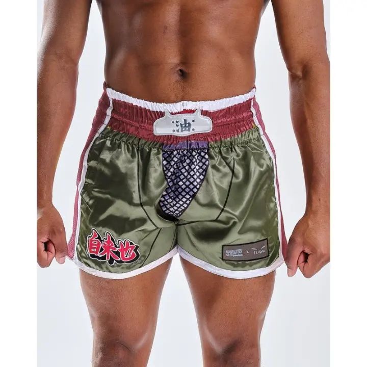 Short de Boxe Thaï Naruto x Elion Jiraya Kaki