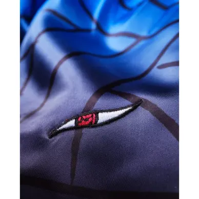 Short de Boxe Thaï Naruto x Elion Sasuke Bleu - 6