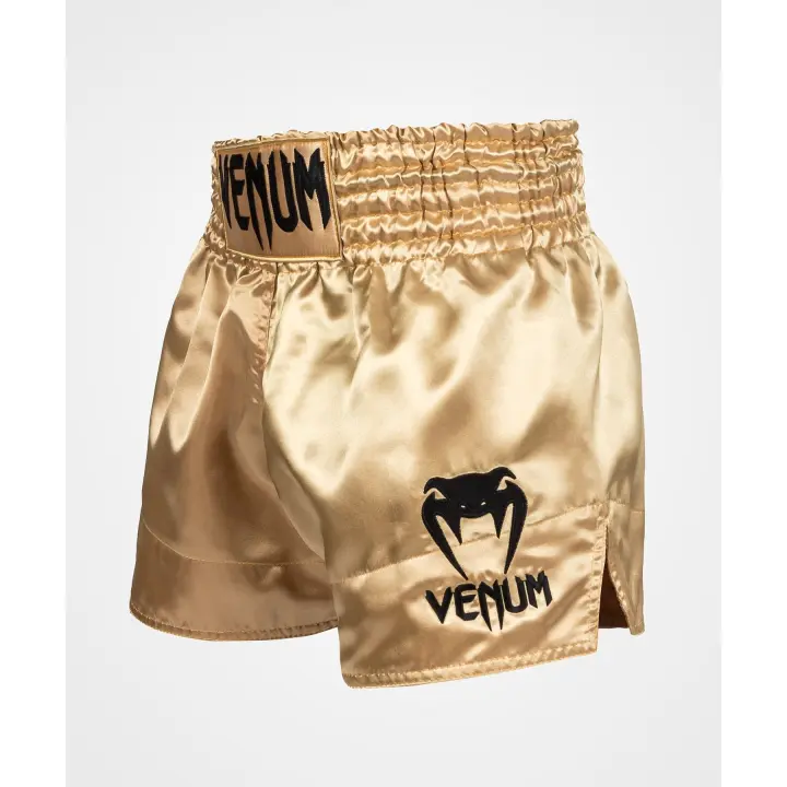 Short Boxe Thaï Venum Classic Or/Noir
