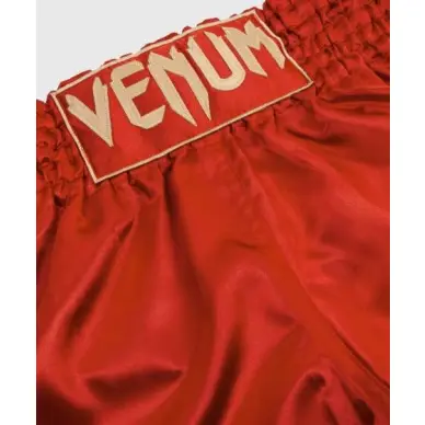 Short de Boxe Thai Venum Classic Bordeaux / Or - 3