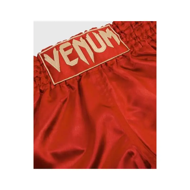 Short de Boxe Thai Venum Classic Bordeaux / Or