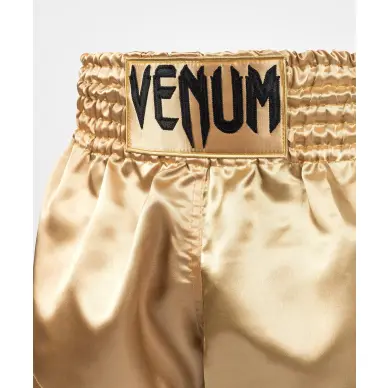 Short Boxe Thaï Venum Classic Or/Noir - 4