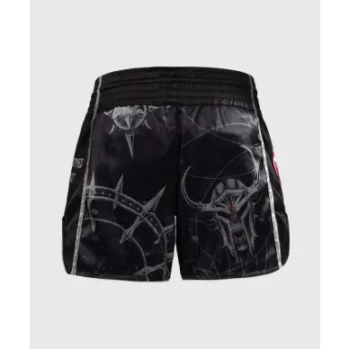 Short de Boxe Thaï Venum Gladiator 5.0 - Noir/Orange Néon - 4