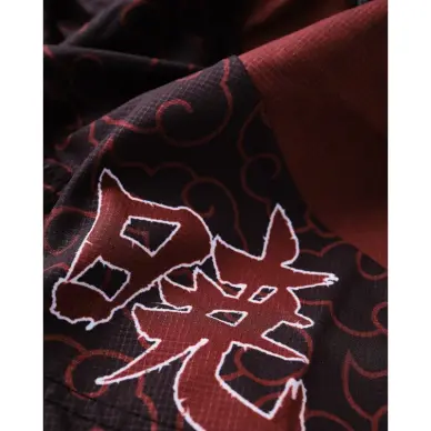 Short de MMA Seyant Naruto x Elion Akatsuki Noir/Bordeaux - 6