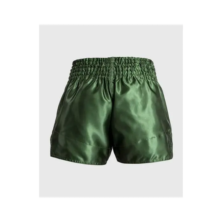 Short de Boxe Thai Venum Classic Kaki/Blanc