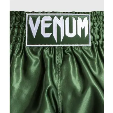 Short de Boxe Thai Venum Classic Kaki/Blanc - 4