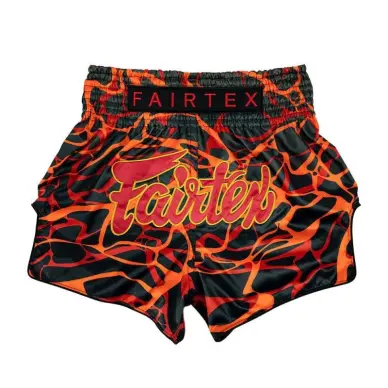Short de Boxe Thaï Fairtex BS1926 Magma Rouge - 4