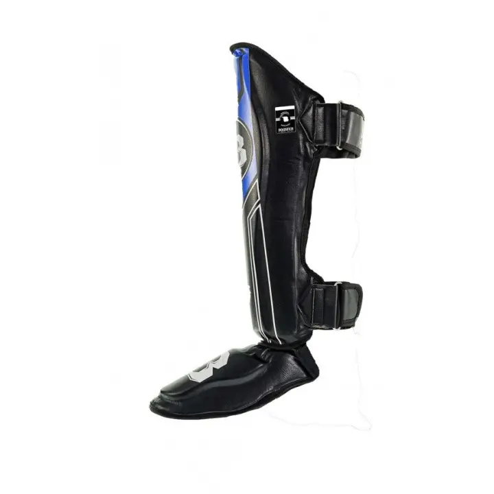 Protège-tibias et pieds Booster BSG V9 Black/Bleu