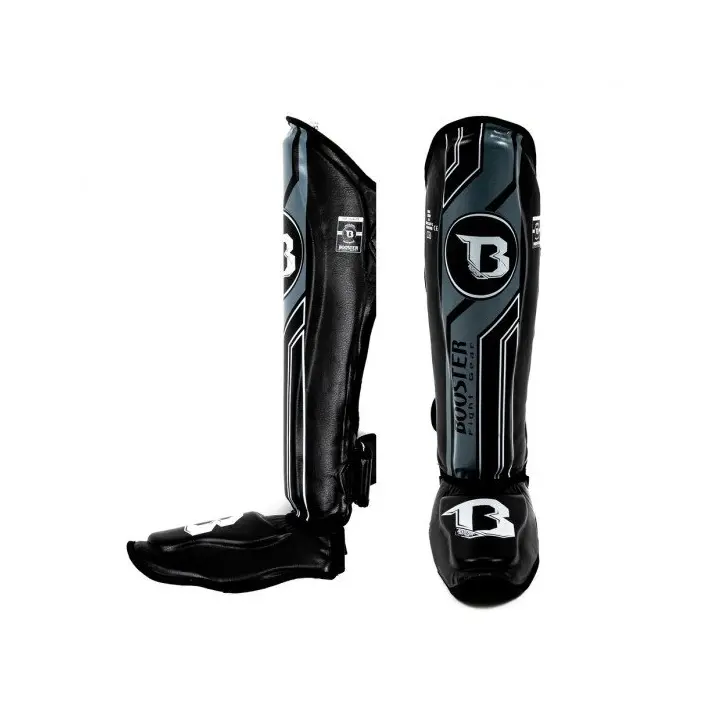 Protège-tibias et pieds Booster BSG V9 Black/Grey