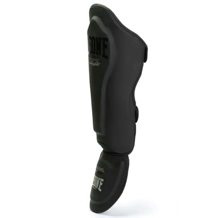 Protège-tibias et pieds Leone Black Edition