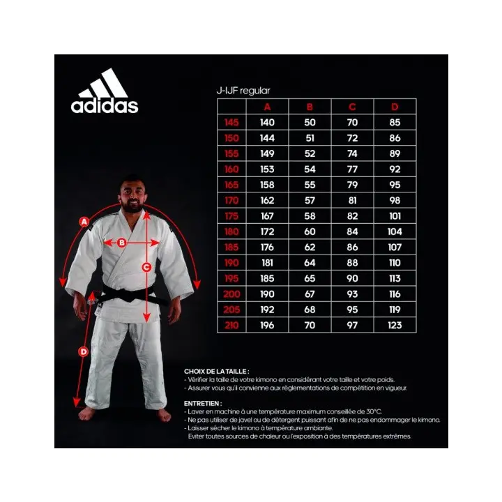 Kimono Judo Adidas Japon IJF