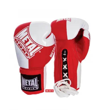Gants de Boxe Pro Metal Boxe à Lacets - 8