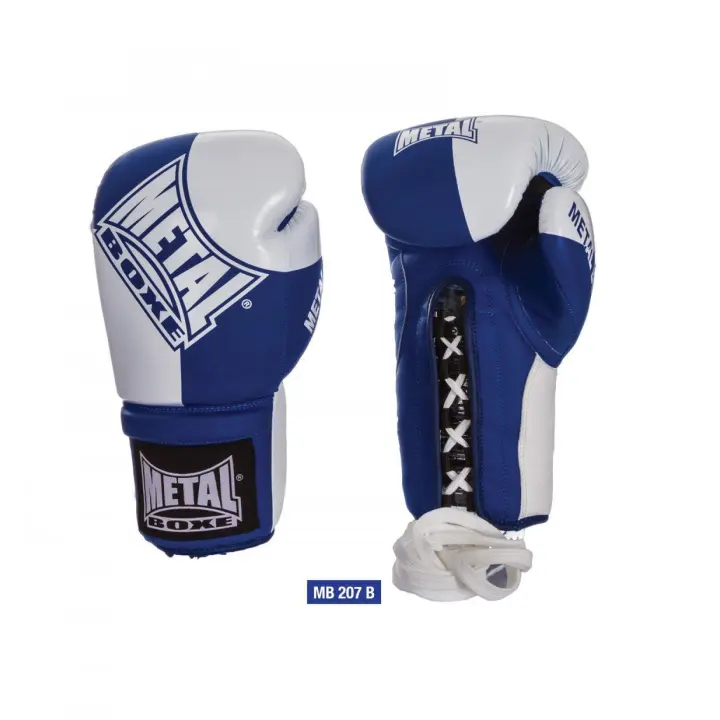 Gants de Boxe Pro Metal Boxe à Lacets