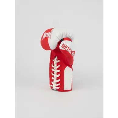 Gants de Boxe Pro Metal Boxe à Lacets - 10