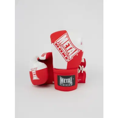 Gants de Boxe Pro Metal Boxe à Lacets - 9