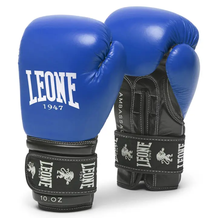 Gants de boxe Leone Ambassador 100% cuir