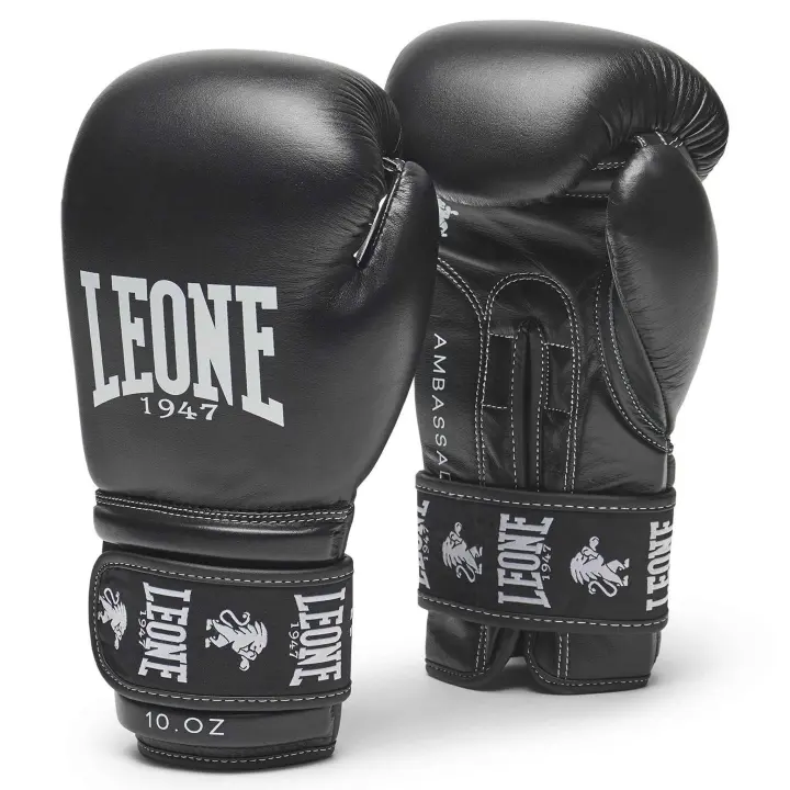 Gants de boxe Leone Ambassador 100% cuir