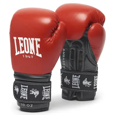 Gants de boxe Leone Ambassador 100% cuir - 8
