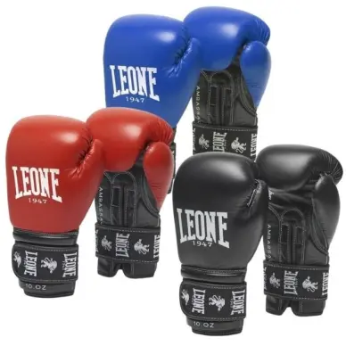 Gants de boxe Leone Ambassador 100% cuir - 1