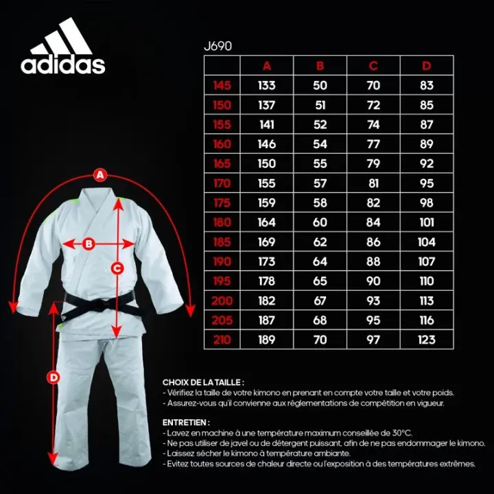 Kimono de Judo Adidas Quest