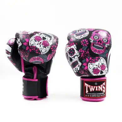 Gants de Boxe Twins FBGVL 3 Skull - 5