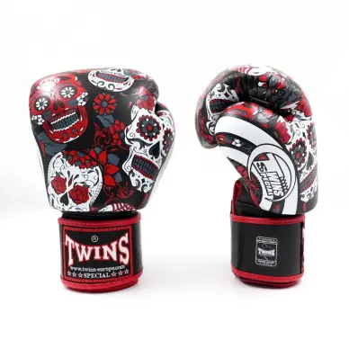 Gants de Boxe Twins FBGVL 3 Skull - 9