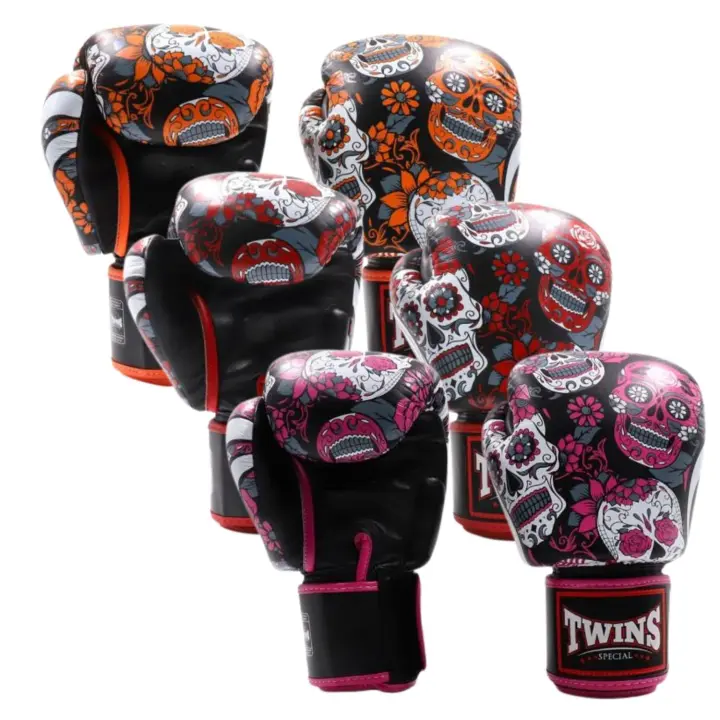 Gants de Boxe Twins FBGVL 3 Skull