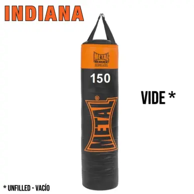 Sac de Frappe Loisir Metal Boxe Indiana Livré Vide - 3