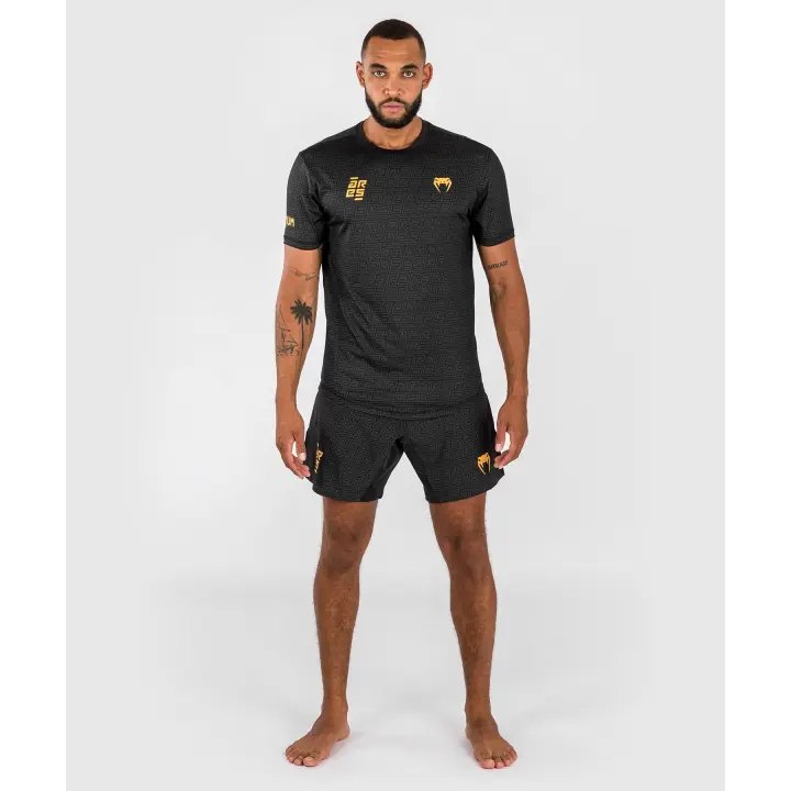 T-Shirt Dry Tech Venum X Ares Noir/Doré