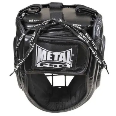 Casque à grille Metal Boxe spécial combat extrême - 3